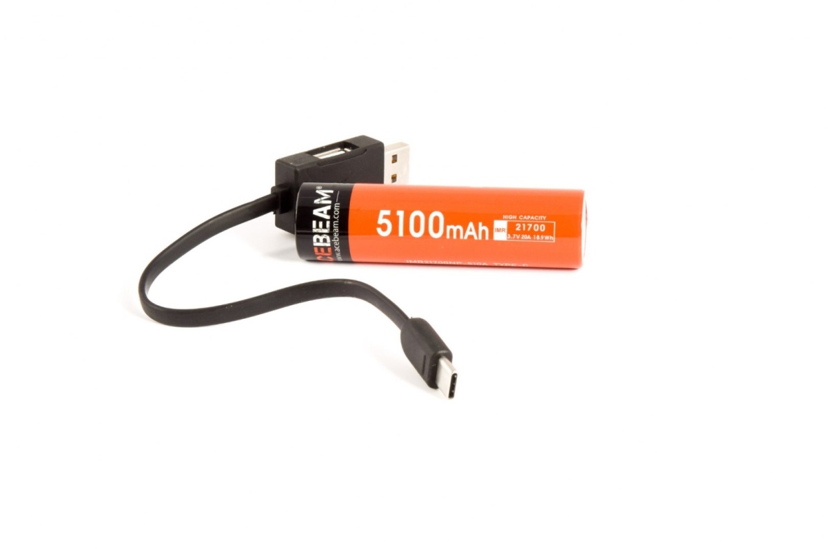 Acebeam IMR 21700 - 5100 mAh Li-ion USB - Power bank Acebeam IMR 21700 - 5100 mAh Li-ion USB - Power bank