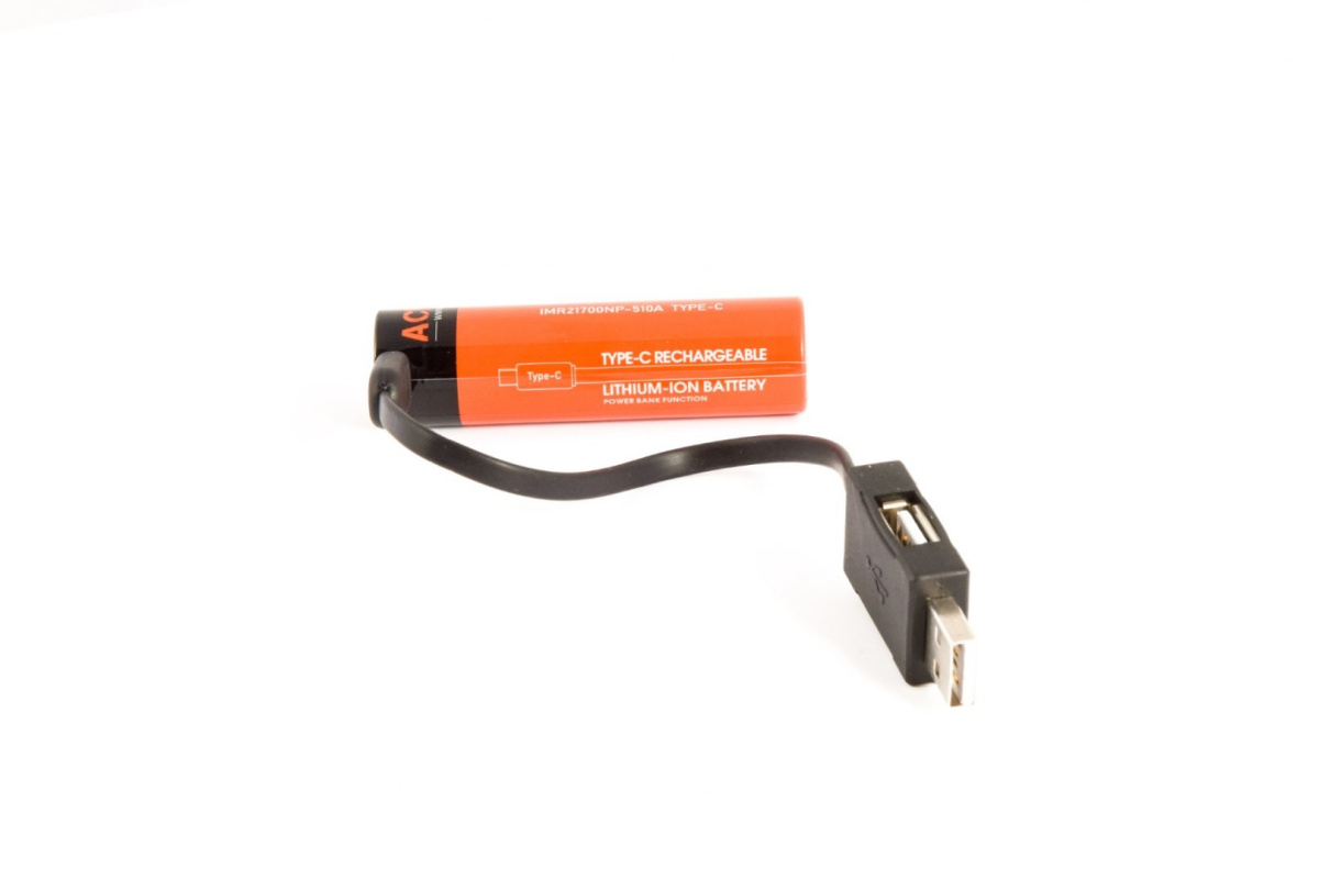 Acebeam IMR 21700 - 5100 mAh Li-ion USB - Power bank Acebeam IMR 21700 - 5100 mAh Li-ion USB - Power bank