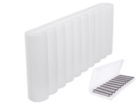 Box pojemnik pudełko na 10 x 18650 do długości ogniw 67,0mm Box pojemnik pudełko na 10 x 18650 do długości ogniw 67,0mm