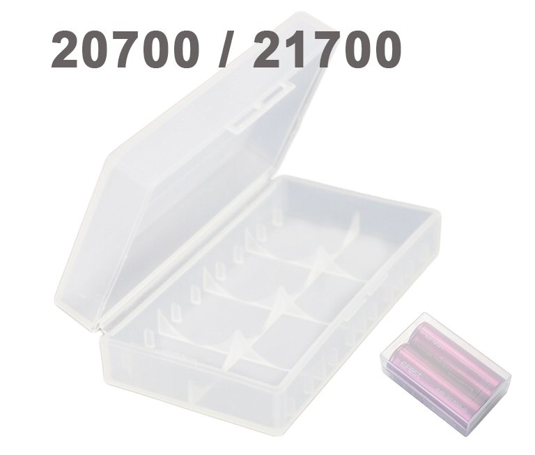 Box pojemnik pudełko na 2 ogniwa 20700 / 21700 z zabespieczeniem Box pojemnik pudełko na 2 ogniwa 20700 / 21700 z zabespieczeniem