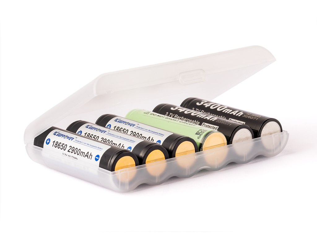 Box pudełko pojemnik Keeppower M6 na 6x18650 do 69,0mm długości Box pudełko pojemnik Keeppower M6 na 6x18650 do 69,0mm długości