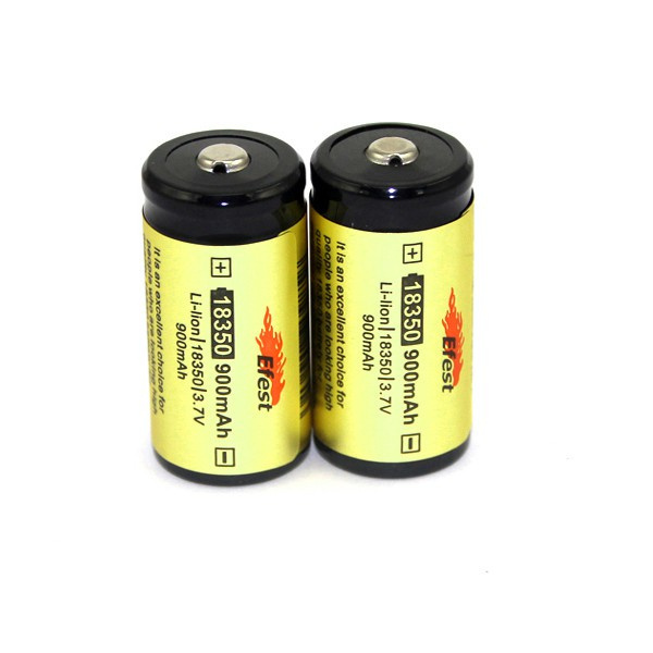 Efest GOLD 18350 - 900mAh 3,6V - 3,7V Li-ion Efest GOLD 18350 - 900mAh 3,6V - 3,7V Li-ion