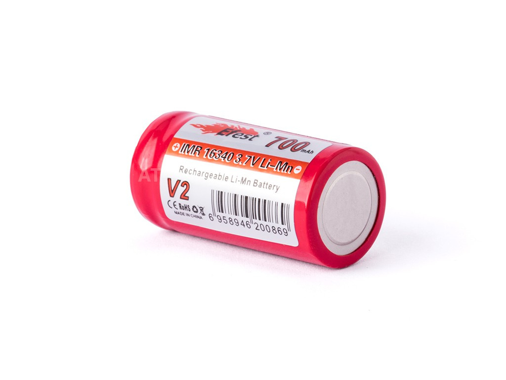 Efest IMR 16340 V2 - 700mAh 3,7V Li-ion Efest IMR 16340 V2 - 700mAh 3,7V Li-ion