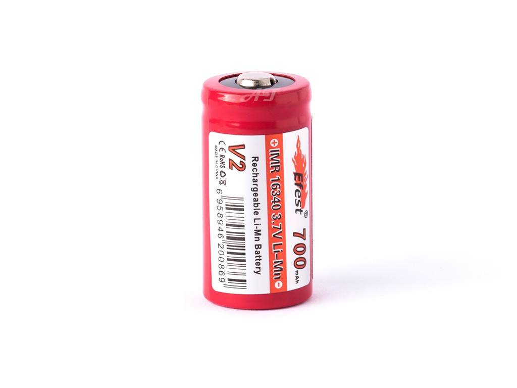 Efest IMR 16340 V2 - 700mAh 3,7V Li-ion Efest IMR 16340 V2 - 700mAh 3,7V Li-ion