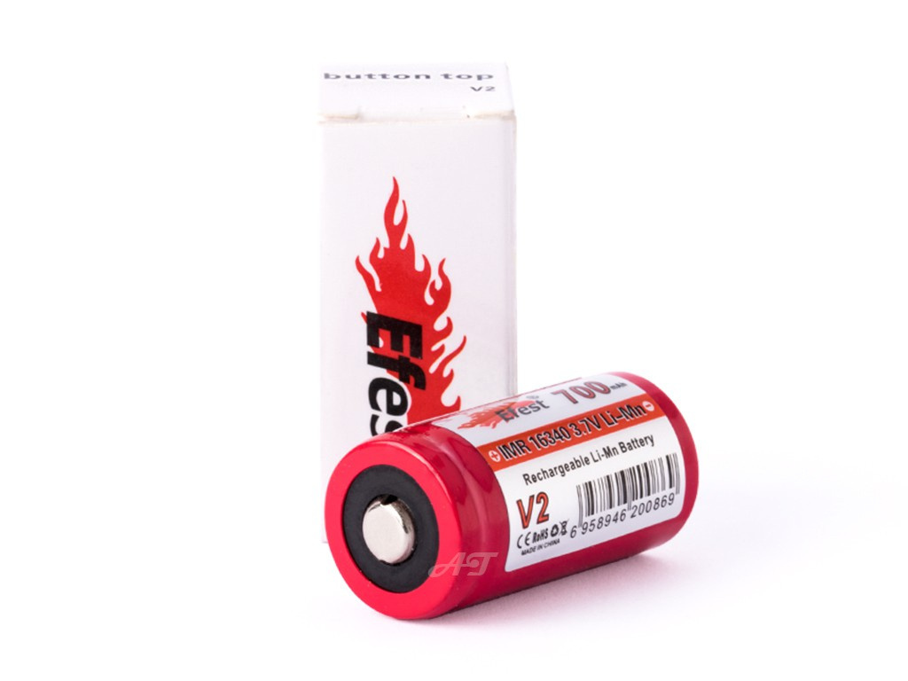 Efest IMR 16340 V2 - 700mAh 3,7V Li-ion Efest IMR 16340 V2 - 700mAh 3,7V Li-ion