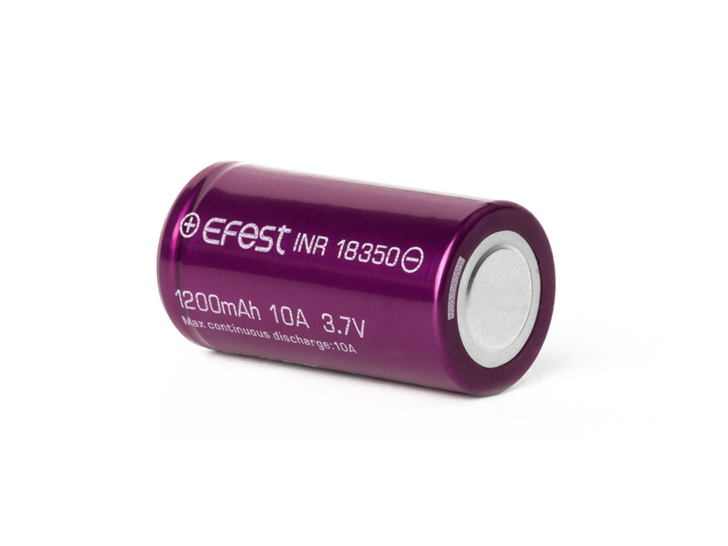 Efest INR 18350 1200mAh 3,7V Li-Ion Efest INR 18350 1200mAh 3,7V Li-Ion