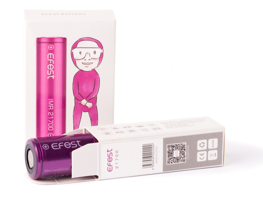 Efest IMR 21700 5000mAh 3,7V Li-ion Efest IMR 21700 5000mAh 3,7V Li-ion