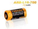 Fenix 16340 RCR123 - 700mAh 3,6V Li-ion chroniony (PCB)