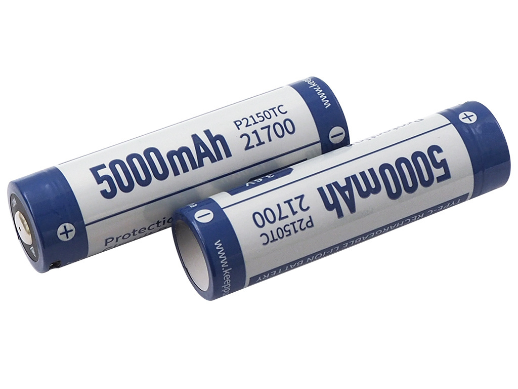 Keeppower 21700 - 5000mAh 3,6V - 3,7V z gniazdem USB Keeppower 21700 - 5000mAh 3,6V - 3,7V z gniazdem USB