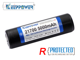 Keeppower 21700 R 15A 5000mAh 3,6V - 3,7V chroniony ( PCB )