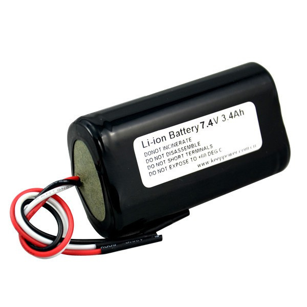 Keeppower 2S1P 18650 3400mAh 7,2V - 7,4V Li-ion (PCB) Keeppower 2S1P 18650 3400mAh 7,2V - 7,4V Li-ion (PCB)