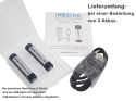 Keeppower AAA - 1,5V Li-ion z micro USB 1000mWh (ok. 667mAh)