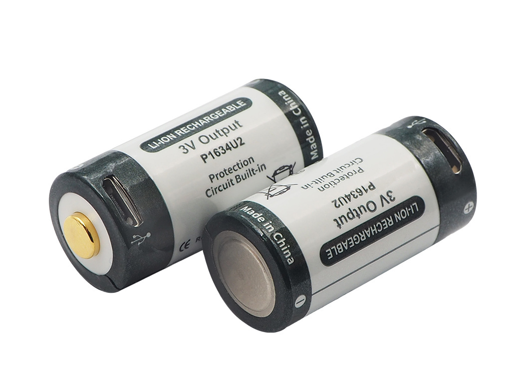Keeppower RCR123A 3V - 1000mAh z micro USB Keeppower RCR123A 3V - 1000mAh z micro USB