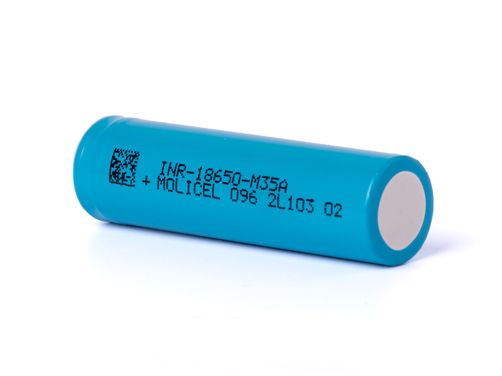 Molicel INR 18650 - M35A 3500mAh 10A 3,6V - 3,7V Li-ion Molicel INR 18650 - M35A 3500mAh 10A 3,6V - 3,7V Li-ion