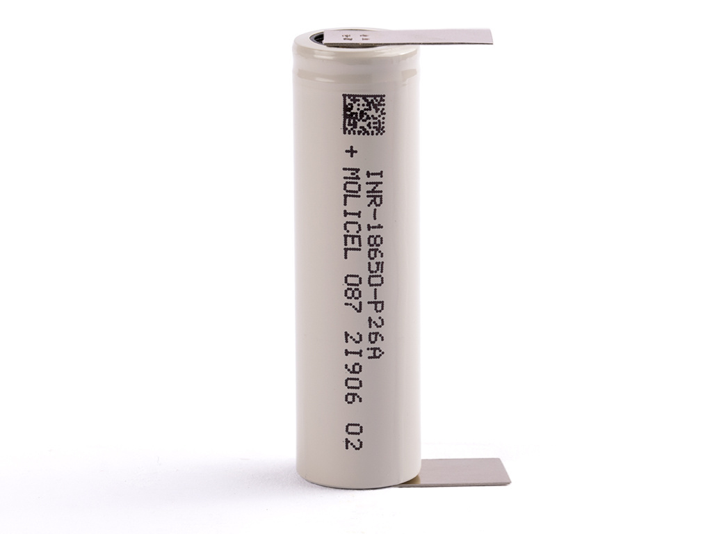 Molicel INR 18650 - P26A 2600mAh 35A 3,6V - 3,7V Li-ion z blaszkami Molicel INR 18650 - P26A 2600mAh 35A 3,6V - 3,7V Li-ion z blaszkami