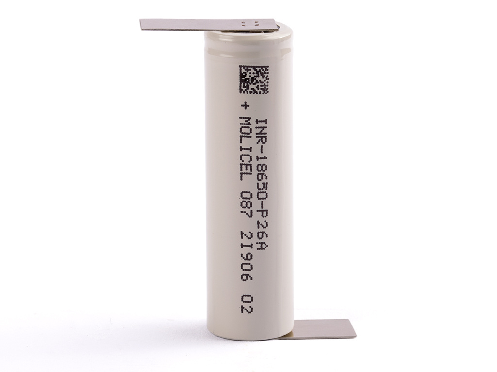 Molicel INR 18650 - P26A 2600mAh 35A 3,6V - 3,7V Li-ion z blaszkami Molicel INR 18650 - P26A 2600mAh 35A 3,6V - 3,7V Li-ion z blaszkami