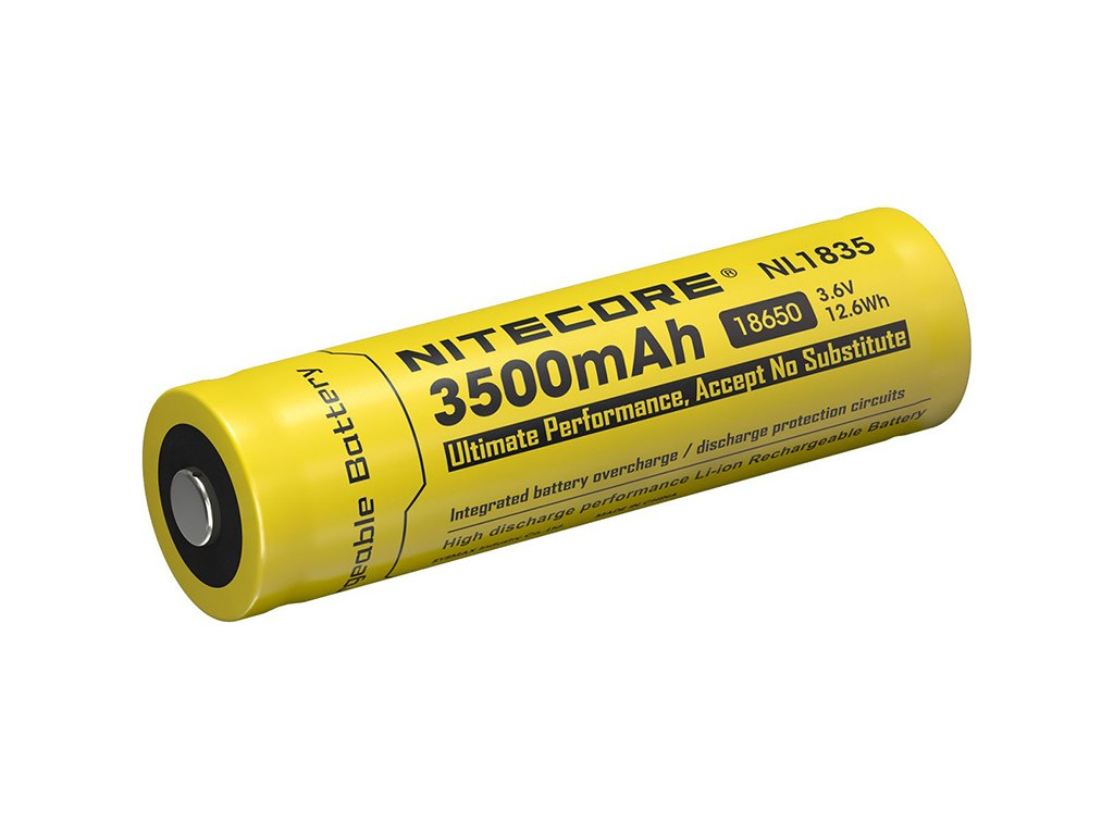 Nitecore 18650 - 3500mAh 3,6V - 3,7V NL1835 Nitecore 18650 - 3500mAh 3,6V - 3,7V NL1835