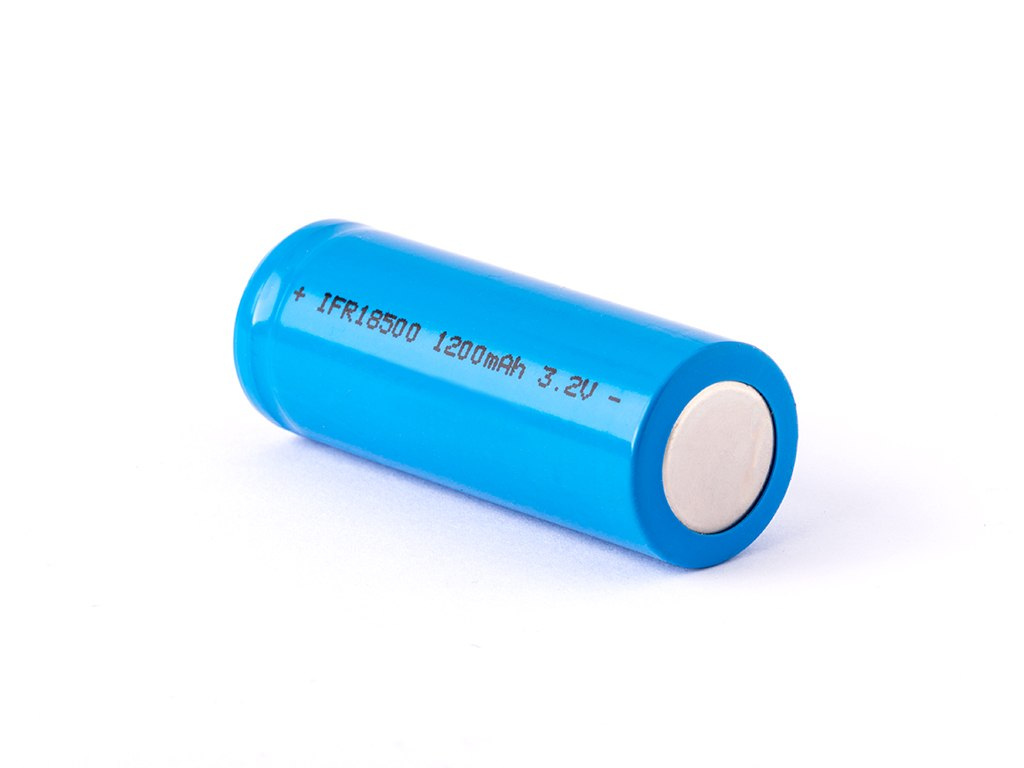 Ogniwo LiFePo4 IFR 18500 - 1200mAh 3,2V plus płaski Ogniwo LiFePo4 IFR 18500 - 1200mAh 3,2V plus płaski