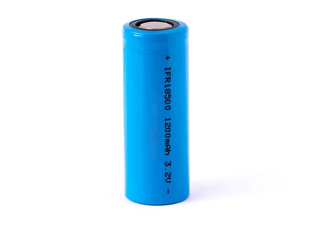Ogniwo LiFePo4 IFR 18500 - 1200mAh 3,2V plus płaski Ogniwo LiFePo4 IFR 18500 - 1200mAh 3,2V plus płaski