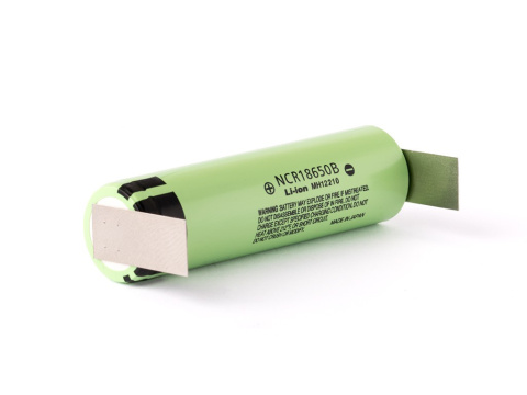 Panasonic Akumulator NCR 18650B 3400mAh 3,6V - 3,7V Li-ion z blaszkami