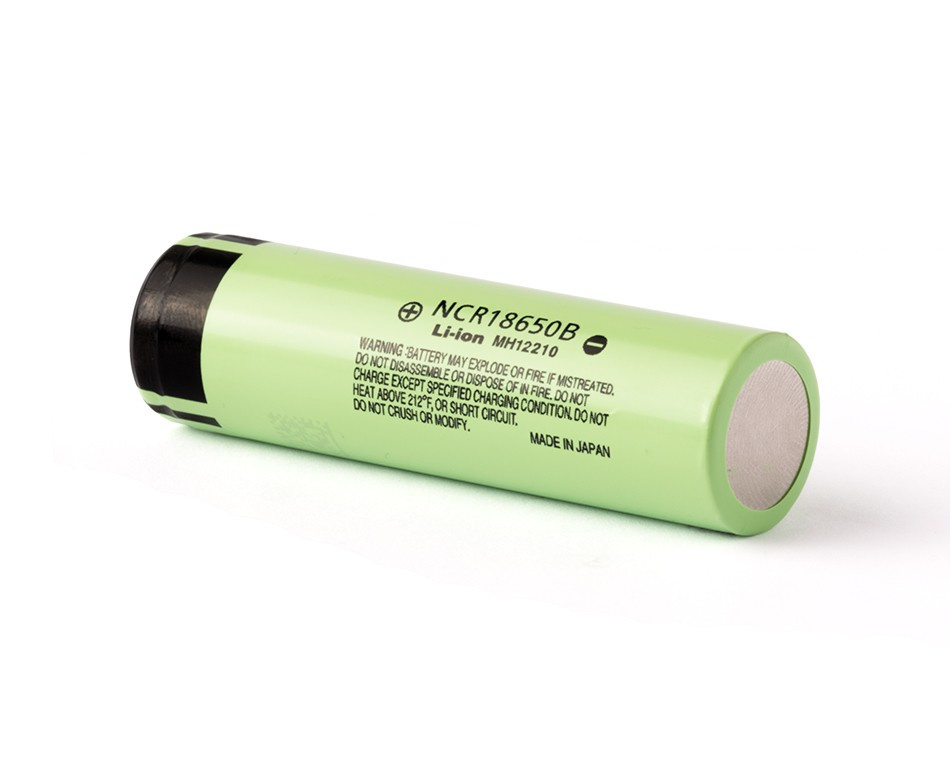 Panasonic NCR 18650B 3400mAh 3,6V - 3,7V Li-ion Panasonic NCR 18650B 3400mAh 3,6V - 3,7V Li-ion