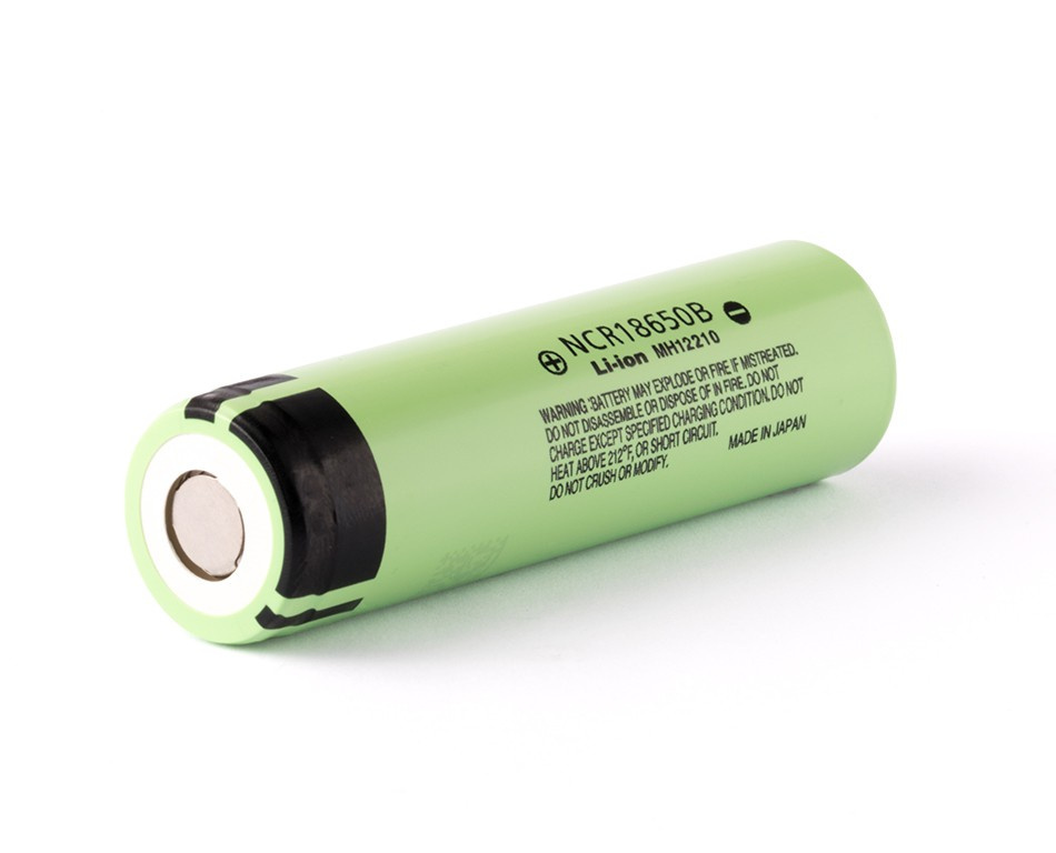 Panasonic NCR 18650B 3400mAh 3,6V - 3,7V Li-ion Panasonic NCR 18650B 3400mAh 3,6V - 3,7V Li-ion