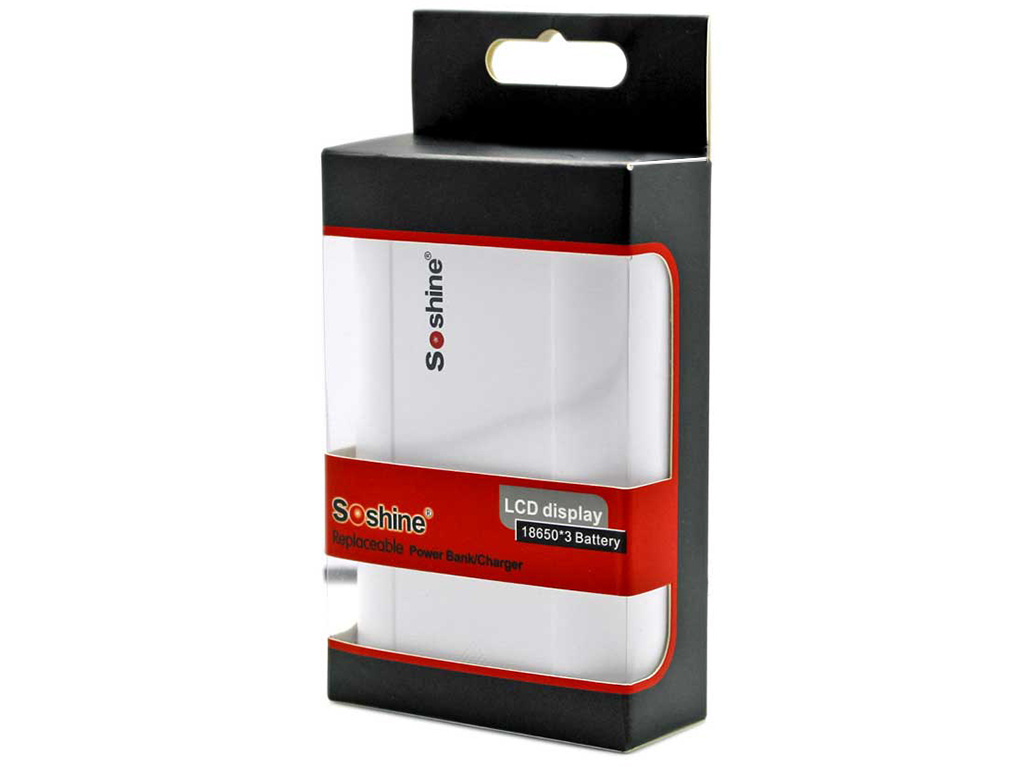 Power bank i podręczna ładowarka Soshine E5 Power bank i podręczna ładowarka Soshine E5