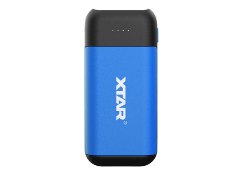 Power bank oraz ładowarka Xtar PB2C niebieski Power bank oraz ładowarka Xtar PB2C niebieski