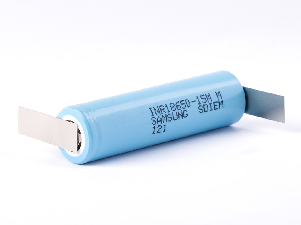 Samsung INR 18650 15M 1500mAh 3,6V - 3,7V Li-ion z blaszkami Samsung INR 18650 15M 1500mAh 3,6V - 3,7V Li-ion z blaszkami