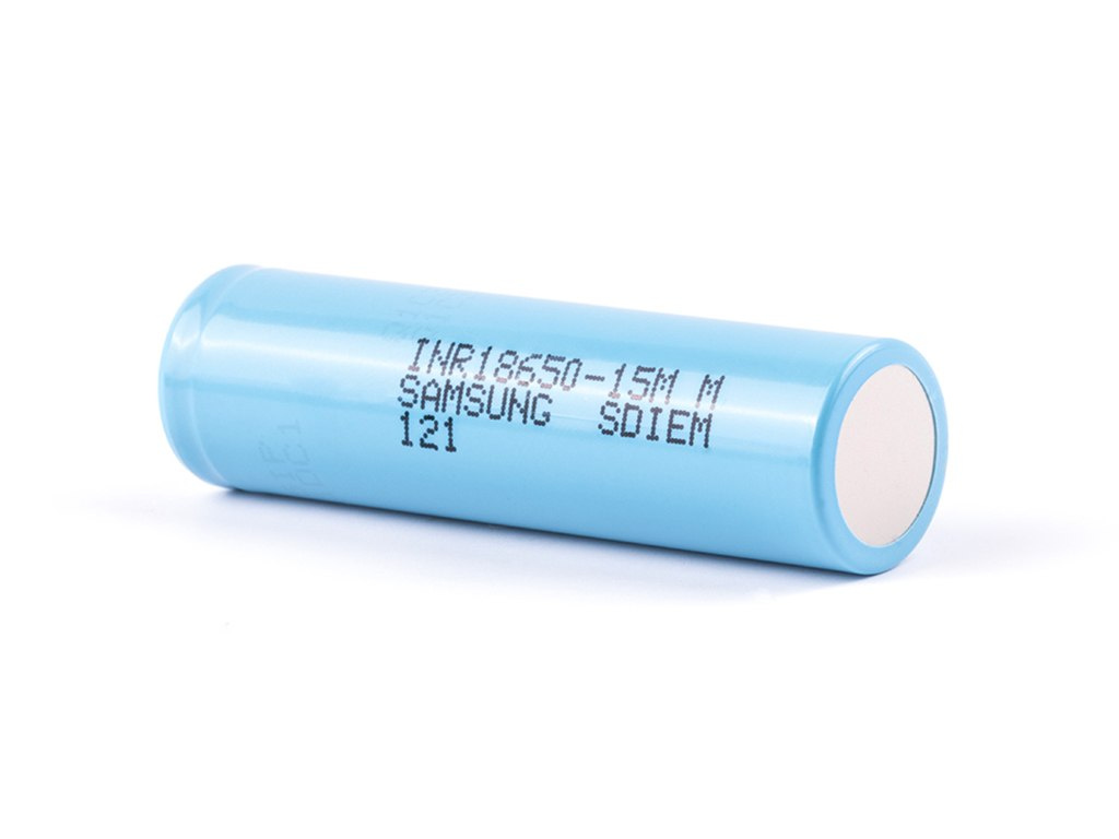 Samsung INR 18650 15M 1500mAh 3,6V - 3,7V Li-ion Samsung INR 18650 15M 1500mAh 3,6V - 3,7V Li-ion