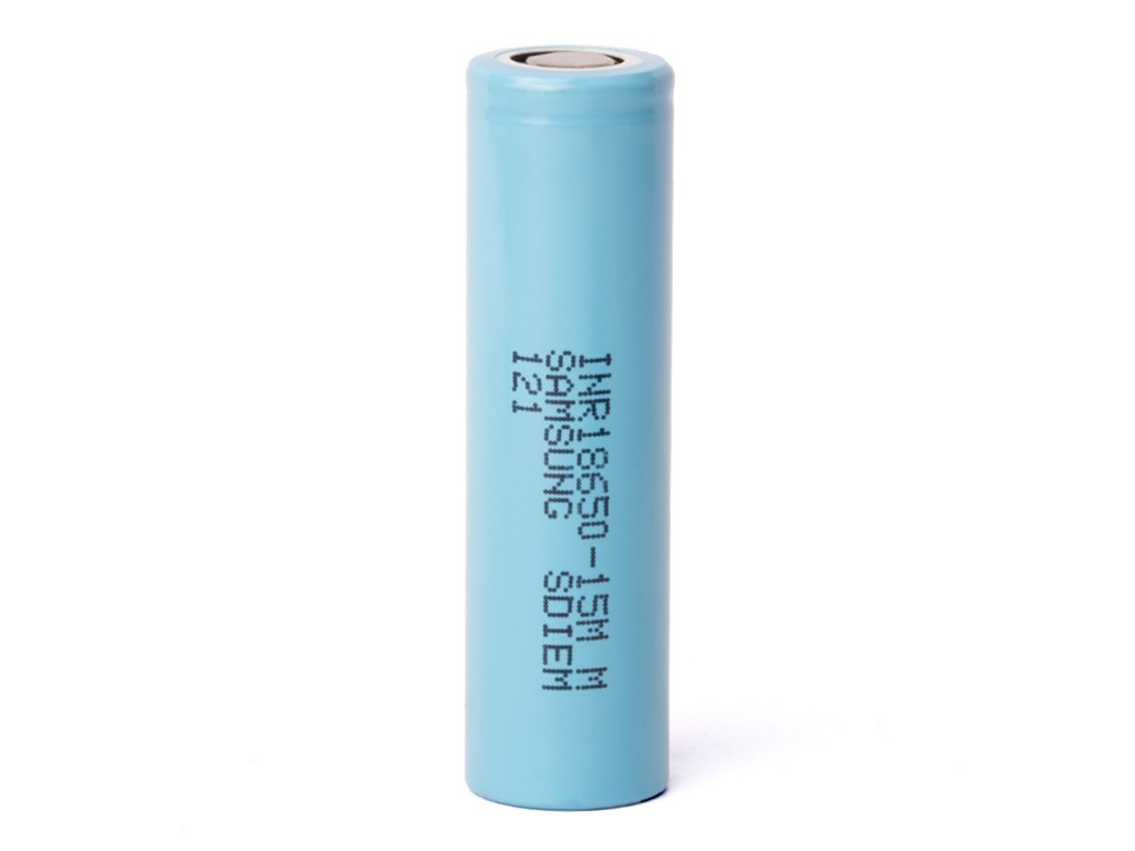 Samsung INR 18650 15M 1500mAh 3,6V - 3,7V Li-ion Samsung INR 18650 15M 1500mAh 3,6V - 3,7V Li-ion