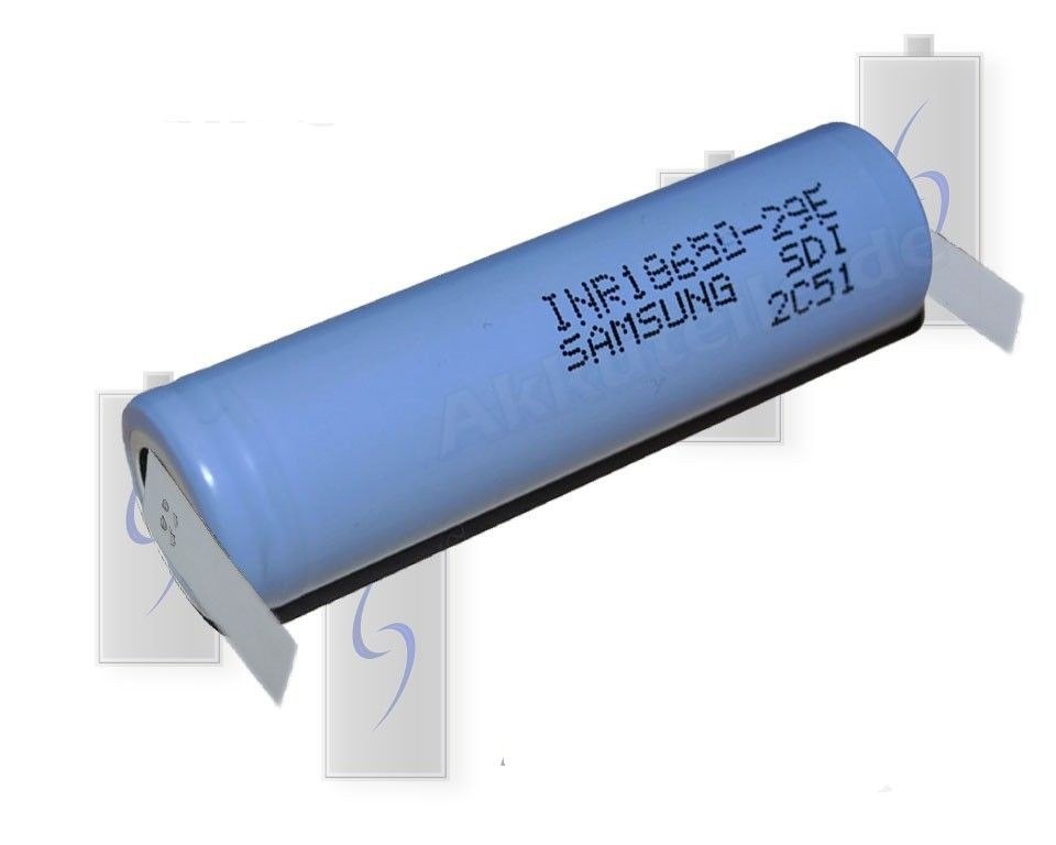 Samsung INR18650 - 29E 2900 mAh Li-ion z blaszkami Samsung INR18650 - 29E 2900 mAh Li-ion z blaszkami