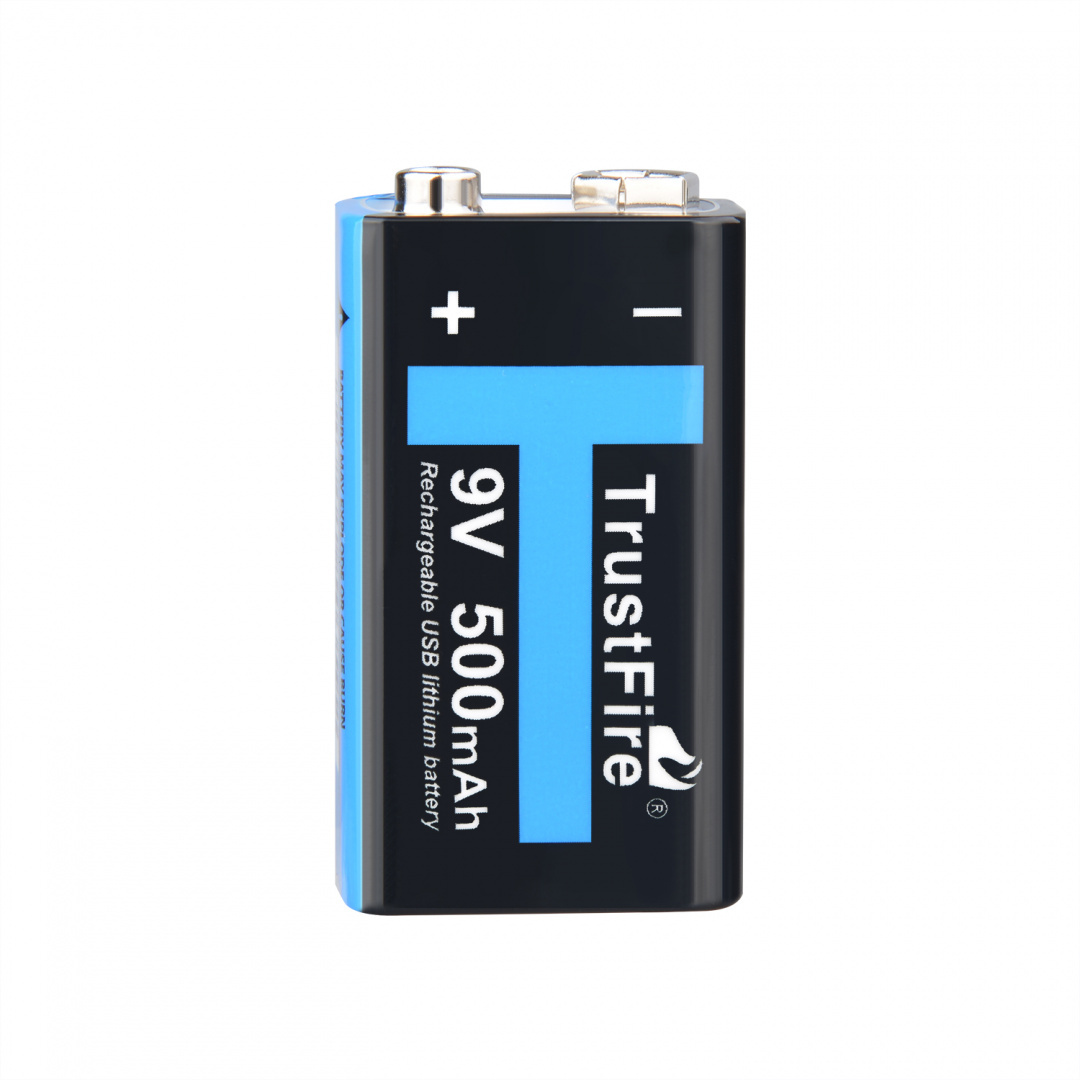 Trustfire 9V 500mAh z możliwością ładowania - micro USB Trustfire 9V 500mAh z możliwością ładowania - micro USB