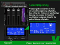 Vapcell S4 plus V3.0 Ładowarka do akumulatorów Li-ion / NI-MH z kontrolą temperatury