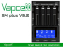 Vapcell S4 plus V3.0 Ładowarka do akumulatorów Li-ion / NI-MH z kontrolą temperatury