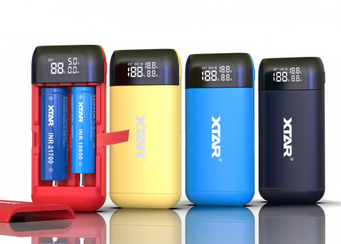 Power bank i poręczna ładowarka Xtar PB2S Żółty Power bank i poręczna ładowarka Xtar PB2S Żółty
