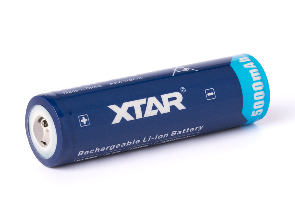 Xtar 21700 - 5000mAh Li-ion 3,6V - 3,7V zabezpieczony (PCB) Xtar 21700 - 5000mAh Li-ion 3,6V - 3,7V zabezpieczony (PCB)