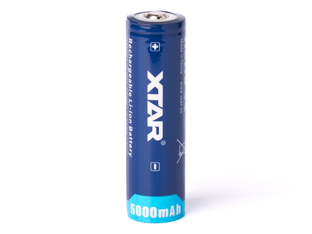 Xtar 21700 - 5000mAh Li-ion 3,6V - 3,7V zabezpieczony (PCB) Xtar 21700 - 5000mAh Li-ion 3,6V - 3,7V zabezpieczony (PCB)