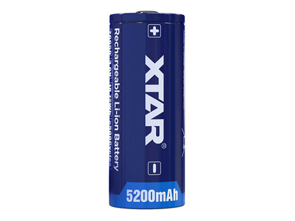 Xtar 26650 5200mAh 3,6V - 3,7V zabezpieczony ( PCB ) Xtar 26650 5200mAh 3,6V - 3,7V zabezpieczony ( PCB )