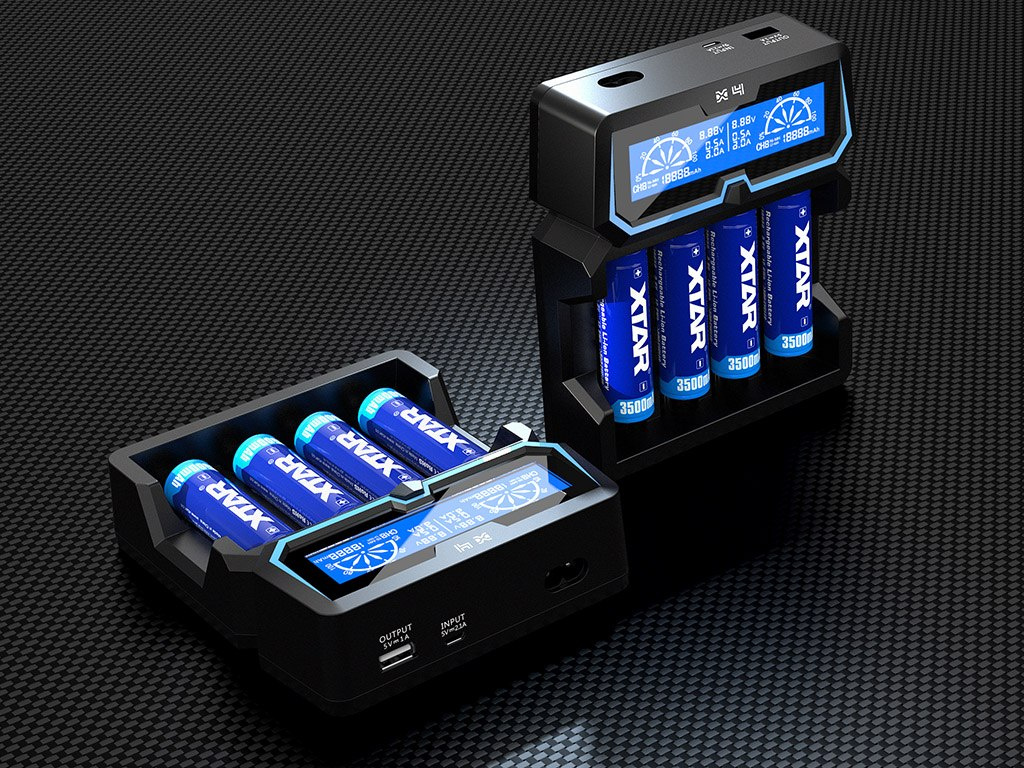 Xtar X4 Ładowarka do akumulatorów Li-ion / NIMH Xtar X4 Ładowarka do akumulatorów Li-ion / NIMH