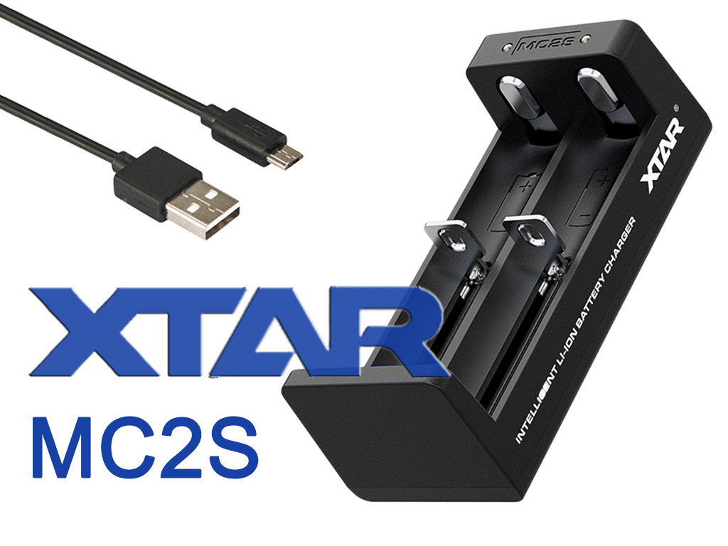 Xtar MC2S 2-kanałowa ładowarka USB do akumulatorków Li-ion Xtar MC2S 2-kanałowa ładowarka USB do akumulatorków Li-ion