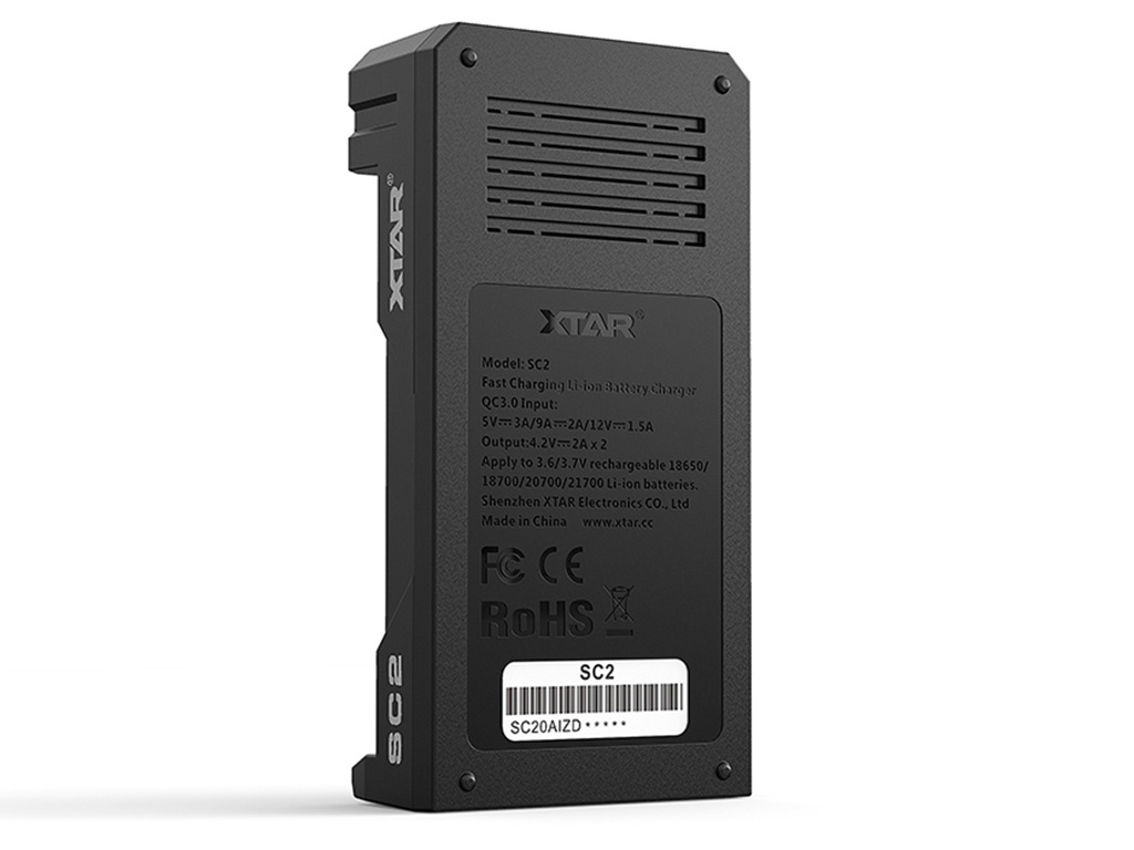 Xtar SC2 szybka ładowarka QC 3.0 do akumulatorów Li-ion Xtar SC2 szybka ładowarka QC 3.0 do akumulatorów Li-ion