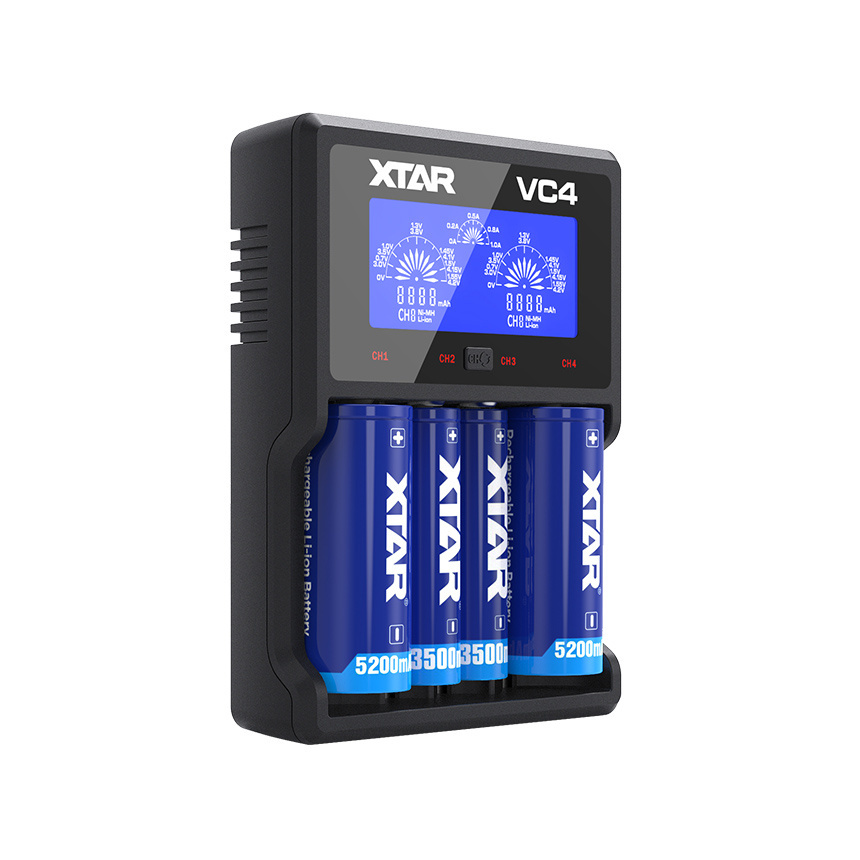 Xtar VC4 ładowarka do akumulatorów Li-ion i NIMH + kabel USB Xtar VC4 ładowarka do akumulatorów Li-ion i NIMH + kabel USB
