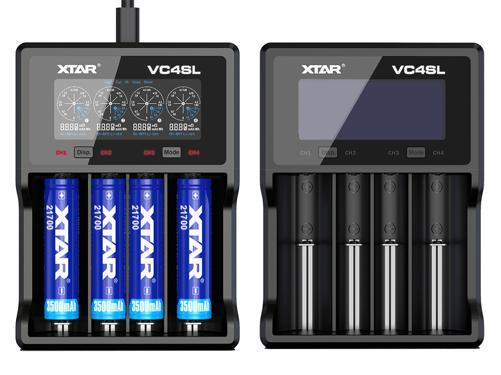 Xtar VC4SL QC3.0 ładowarka do akumulatorów Li-ion i Ni-MH Xtar VC4SL QC3.0 ładowarka do akumulatorów Li-ion i Ni-MH