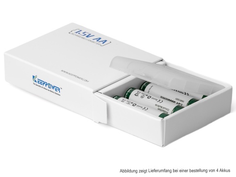 Keeppowe Akumulator AA R6 1,5V - 2400mAh zabezpieczony Keeppowe Akumulator AA R6 1,5V - 2400mAh zabezpieczony
