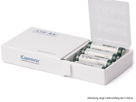 Keeppowe Akumulator AA R6 1,5V - 2400mAh zabezpieczony Keeppowe Akumulator AA R6 1,5V - 2400mAh zabezpieczony