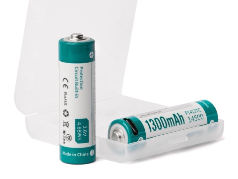 Keeppower 14500 - 1300mAh akumulator Li-ion 3,6V - 3,7V z USB - C