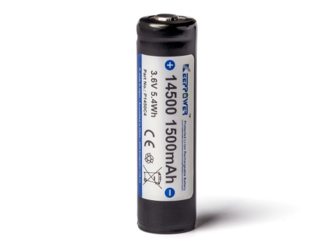 Keeppower 14500 - 1500mAh Akumulator 3,6V - 3,7V zabezpieczony (PCB)