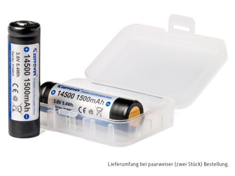 Keeppower 14500 - 1500mAh Akumulator 3,6V - 3,7V zabezpieczony (PCB)