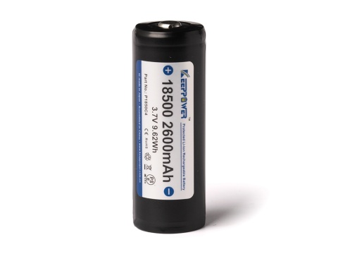 Keeppower 18500 - 2600mAh 3,6V - 3,7V zabezpieczony (PCB) Keeppower 18500 - 2600mAh 3,6V - 3,7V zabezpieczony (PCB)